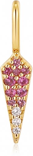 Aia Haie Gold Ombre Pink Charm