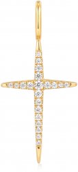 Ania Haie Gold Cross Charm