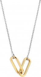 TI SENTO Silver and Gold Double Link Necklace 3966SY