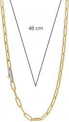 TI SENTO Gold Link Necklace 3947SY