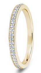 Selena 18ct Yellow Gold  Diamond Set Wedding Ring
