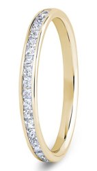 Selene 18ct Yellow Gold  Diamond Set Wedding Ring