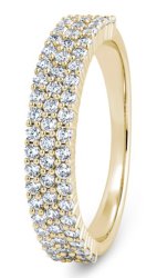 Estrella 9ct Yellow Gold  Diamond Set Wedding Ring