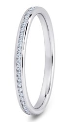 Altair Platinum  Diamond Set Wedding Ring