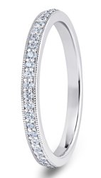 Selena Platinum  Diamond Set Wedding Ring