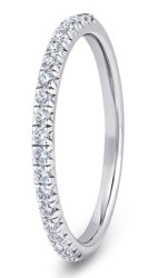 Ariel Platinum  Diamond Set Wedding Ring