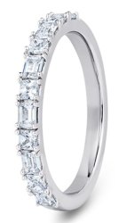 Leilani Platinum  2.4mm Diamond Set Wedding Ring