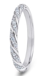 Polaris Platinum  Diamond Set Wedding Ring