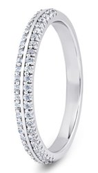 Callisto Platinum  Diamond Set Wedding Ring