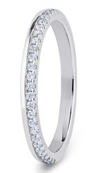 Ophelia Platinum  Diamond Set Wedding Ring