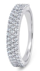 Estrella Platinum  Diamond Set Wedding Ring