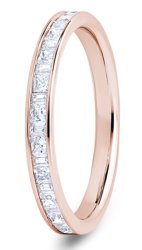Stella 18ct Rose Gold  Diamond Set Wedding Ring