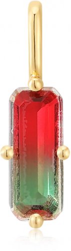 Ania Haie Gold Faceted Red Charm