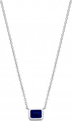 TI SENTO Silver Blue Zirconia Necklace 3998BY