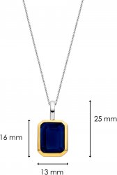 TI SENTO Blue Cubic Zirconia Pendant 6817BY