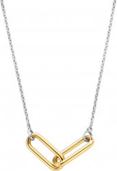 TI SENTO Silver and Gold Double Link Necklace 3966SY