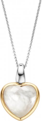 TI SENTO Mother of Pearl Heart Pendant 6807MW
