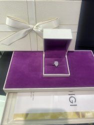 Lab Diamond 5.17ct FVS1 Grade set in Platinum Size M
