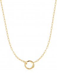 Ania Haie Gold Mini Link Charm Chain Connector Necklace