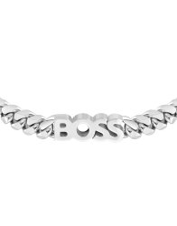 Men's Boss Kassy Chunky Curb Bracelet With Boss Logo