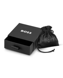 Men's Boss Devon Two Colour Chunky Box Link Bracelet With Boss Logo Fastener