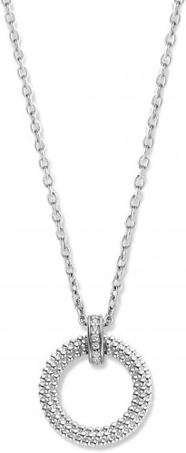 TI SENTO Silver Bobble Circle Necklace 3999ZI