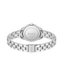 Boss Women's Sage Stainless Steel Case And Bracelet Link, Silver White Dial Watch