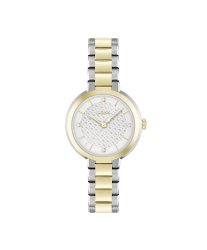 Boss Women's Sena Two Tone Stainless Steel Link Bracelet, Silver White Dial Watch