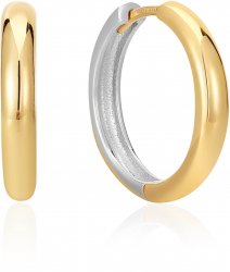 Ania Haie Two Tone Hoop Earrings