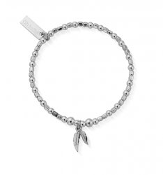 Chlobo Children?s Mini Cube Double Feather Bracelet