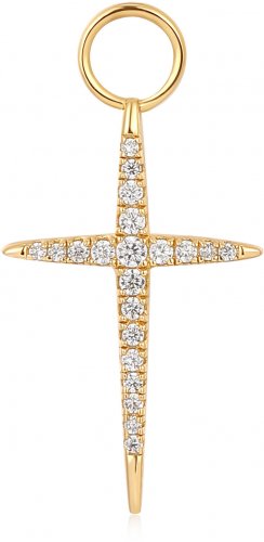 Ania Haie Gold Cross Earring Charm