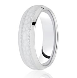Vienna Platinum Light Court Diamond Cut Wedding Ring
