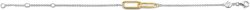 TI SENTO Gold Double Link Bracelt 2960SY