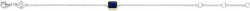 TI SENTO Silver Single Blue Zirconia Bracelet 23003BY