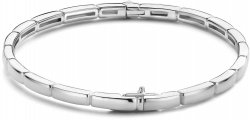 TI SENTO Gold Line Detail Bangle 23001SI