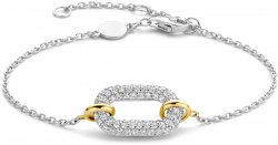 TI SENTO Silver Cubic Zirconia Oval Bracelet  23007ZY