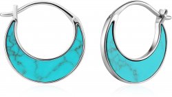 Ania Haie Tidal Turquoise Crescent Earrings