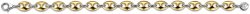 TI SENTO Gold and Silver Coffee Bean Bracelet 2981SY