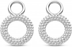 TI SENTO Silver Bobble Circle Ear Charm 9254SI