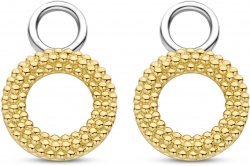 TI SENTO Gold Bobble Circle Ear Charm 9254SY