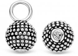 TI SENTO Silver Bobble Ball Ear Charms 9162SB