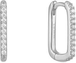 Ania Haie Glam Oval Hoop Earrings