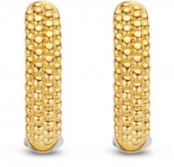 TI SENTO Gold Slim Bobble Hoop Earrings 7894SY