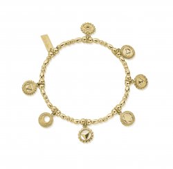 Chlobo Gold Positive Vibes Bracelet