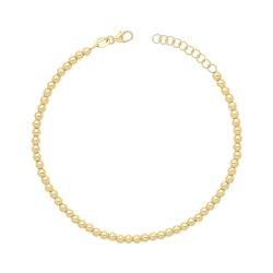 9ct Gold Beaded Bracelet 