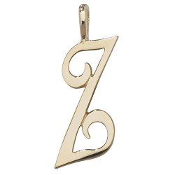 9ct Gold Initial Pendant 