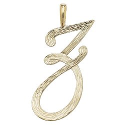 9ct Gold Initial Pendant 