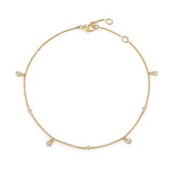 Diamond Bracelet In 9ct Gold 