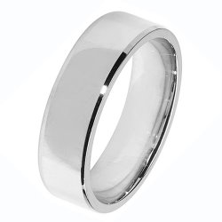 Silver 6mm Wedding Band 