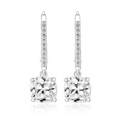 Cushion Cut Drop Earrings LEG0075